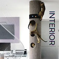 Когтеточка Interior 100 см, Серый