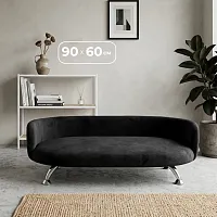 Лежанка Лео 90*60 см, Черный